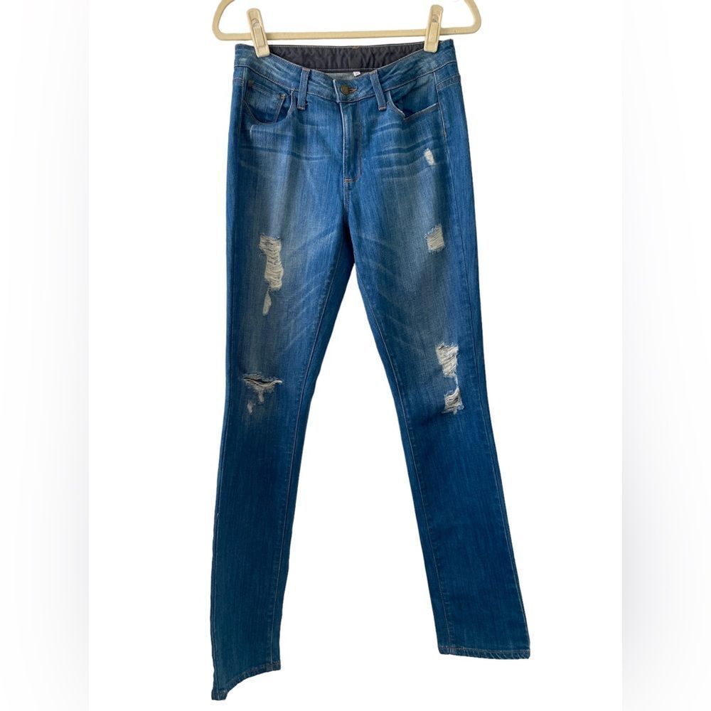 Paige Distressed Pamela Straight Jean